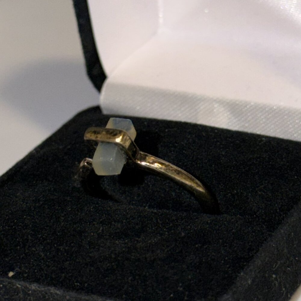 ring cuarzo blanco